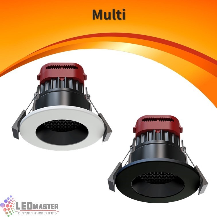גוף תאורה שקוע 8W תקרה מולטי CCT גוף תאורה שקוע 8W תקרה מולטי CCT