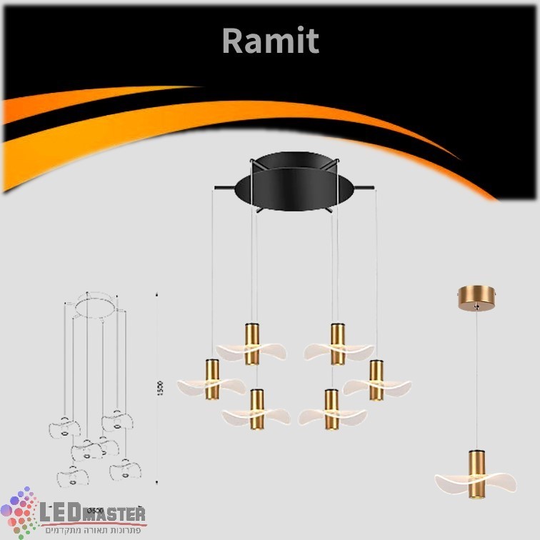 גוף תאורה תלוי 42W מנורת תליה רמית לד בודד/שישייה צבע זהב זכוכית שקוף גוף תאורה תלוי 42W מנורת תליה רמית לד בודד/שישייה צבע זהב זכוכית שקוף