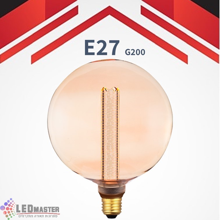 נורת לד לייזר G200 E27 4W נורת לד לייזר G200 E27 4W