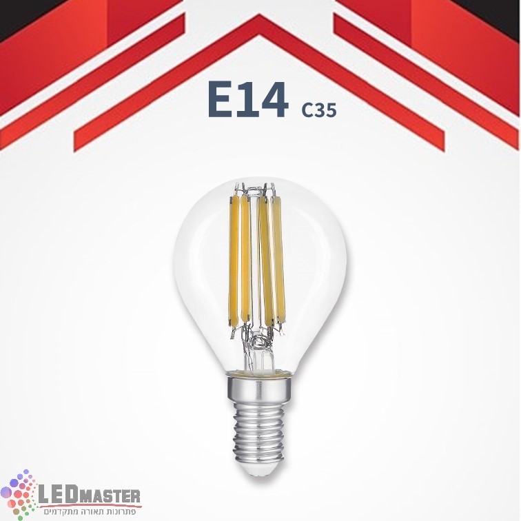 נורת לד כדור דמוי להט 5W E14 2700K לא ניתן לעמעום נורת לד כדור דמוי להט 5W E14 2700K לא ניתן לעמעום