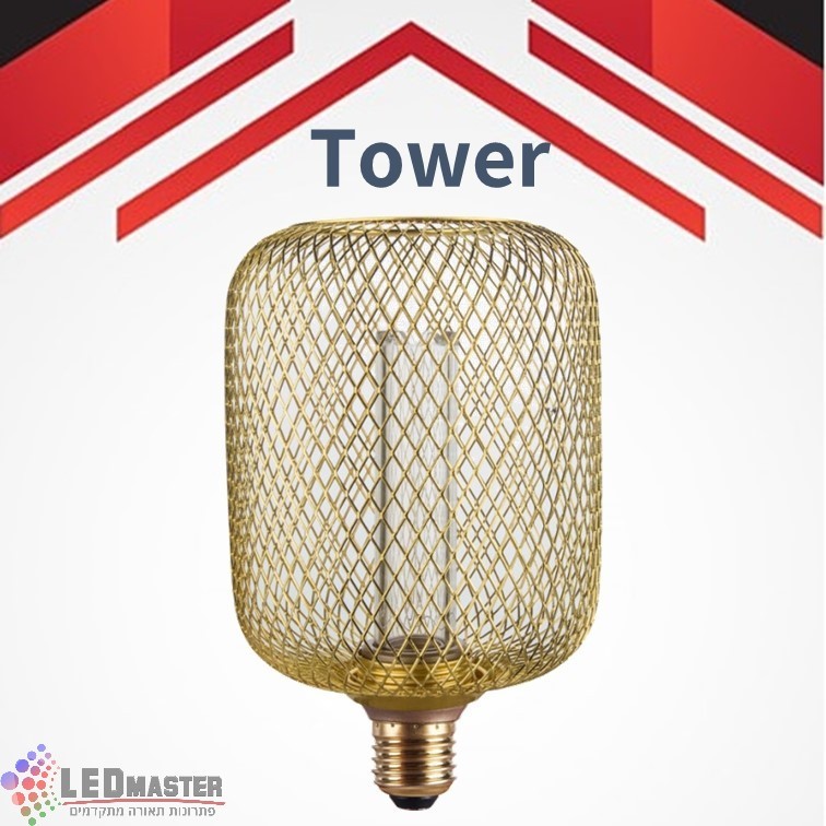 נורת לד 3.5W רשת מגדל זהב 1800K נורת לד 3.5W רשת מגדל זהב 1800K