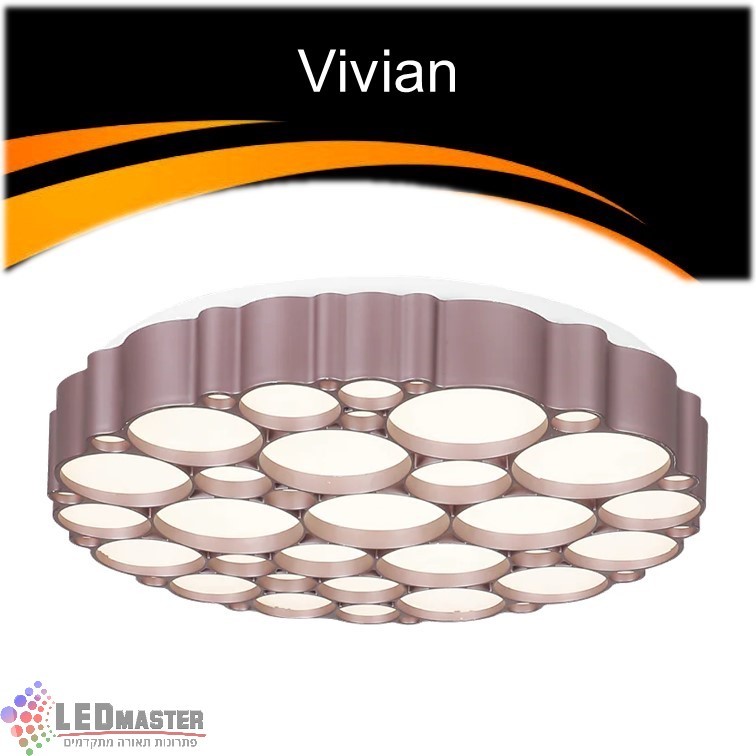 גוף תאורה צמוד תקרה 48W CCT פלפון ויוויאן גוף תאורה צמוד תקרה 48W CCT פלפון ויוויאן
