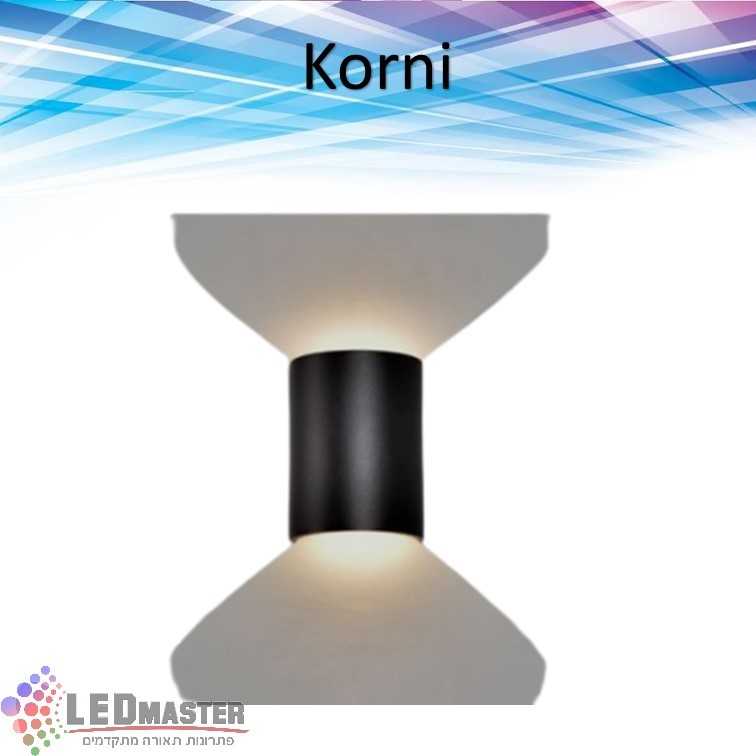 גוף תאורה צמוד קיר מוגן מים 6W דגם קורני גוף תאורה צמוד קיר מוגן מים 6W דגם קורני