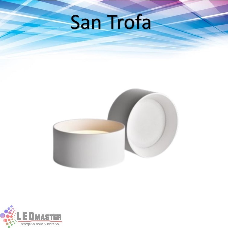 גוף תאורה ספוט צמוד תקרה 10W דגם סאן טרופה גוף תאורה ספוט צמוד תקרה 10W דגם סאן טרופה