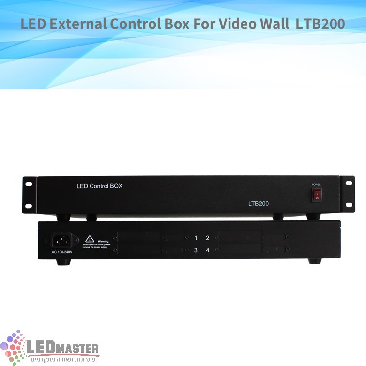 בקר תאורת לד ופרוססור וידיאו LTB200 מבית Nova Star בקר תאורת לד ופרוססור וידיאו LTB200 מבית Nova Star