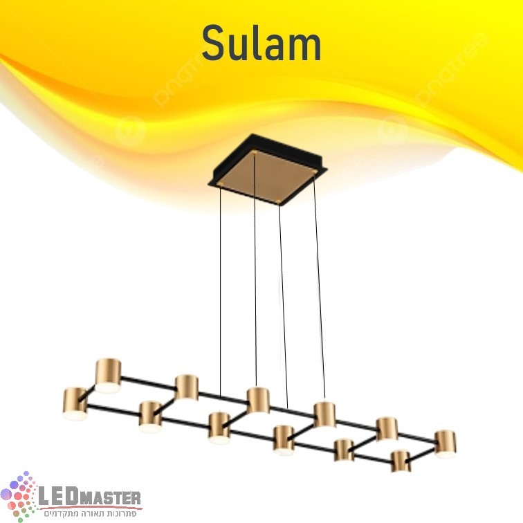 גוף תאורת תלוי מנורת תלייה דקורטיבית 12*5W מסדרת סולם גוף תאורת תלוי מנורת תלייה דקורטיבית 12*5W מסדרת סולם