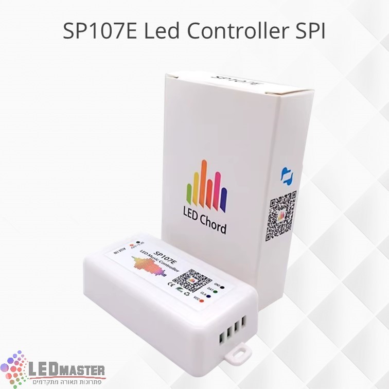 בקר לתאורת לד פיקסל SPI דגם SP107E עם מיקרופון פנימי בקר לתאורת לד פיקסל SPI דגם SP107E עם מיקרופון פנימי