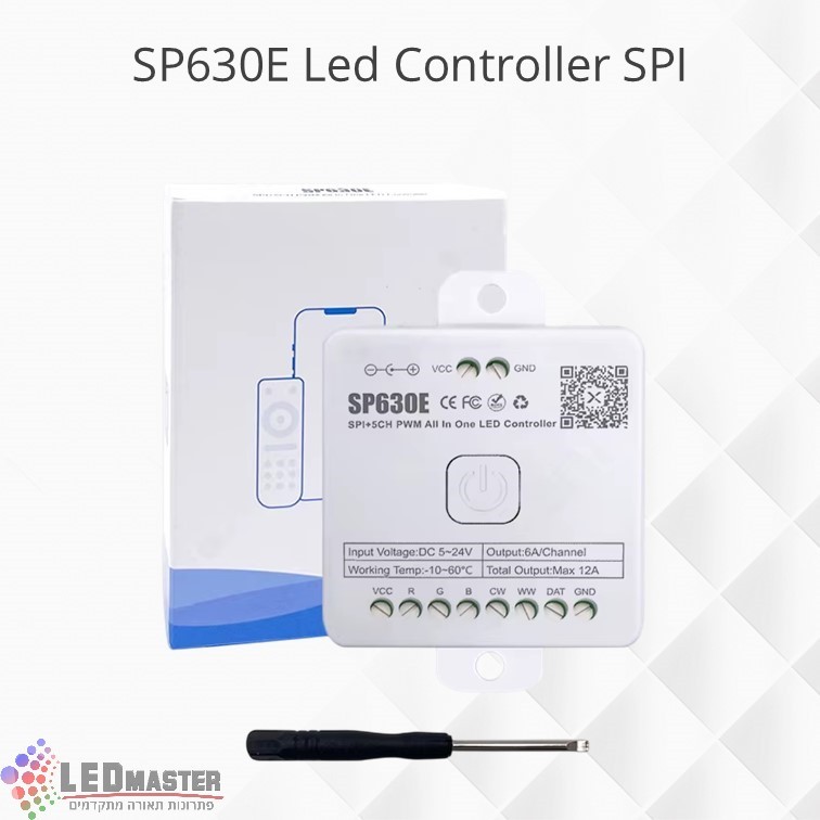 בקר לתאורת לד פיקסל SPI דגם SP630E בקר לתאורת לד פיקסל SPI דגם SP630E