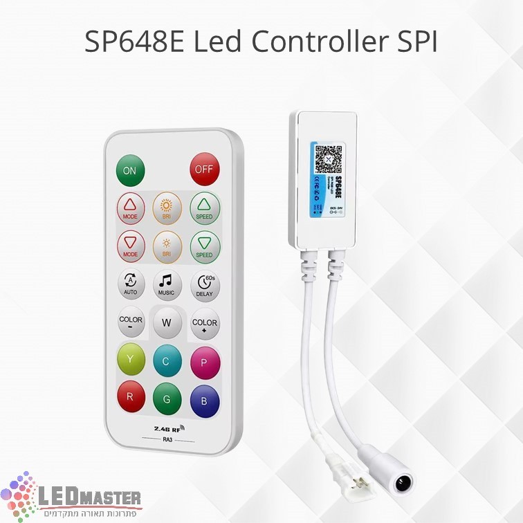 בקר לתאורת לד SPI פיקסל דגם SP648E בקר לתאורת לד SPI פיקסל דגם SP648E