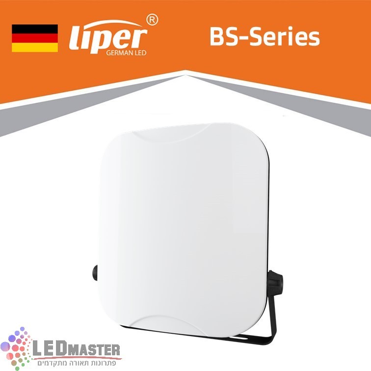 פנס הצפה מעוצב 80W מקצועי CCT שחור Liper Tara פנס הצפה מעוצב 80W מקצועי CCT שחור Liper Tara
