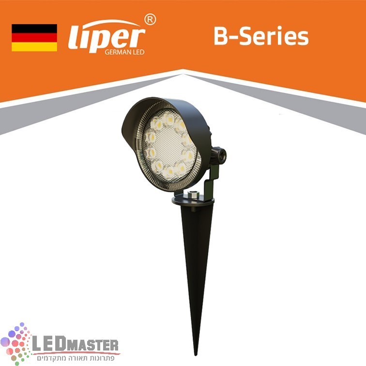 פנס 10W עגול CCT שחור Liper Aruna פנס 10W עגול CCT שחור Liper Aruna