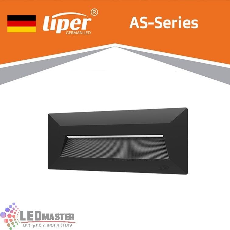 גוף תאורת לחומה רפפה 5W עה"ט CCT שחור/לבן Liper Flora גוף תאורת לחומה רפפה 5W עה"ט CCT שחור/לבן Liper Flora