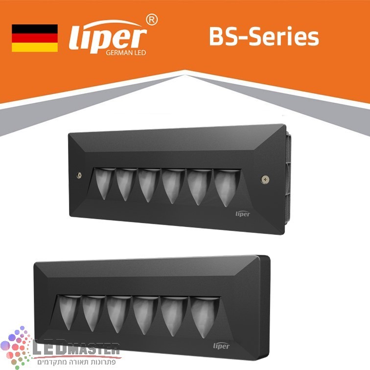 גוף תאורת חומה רפפה 5W צמוד תה"ט CCT שחור/לבן Liper Sitara גוף תאורת חומה רפפה 5W צמוד תה"ט CCT שחור/לבן Liper Sitara