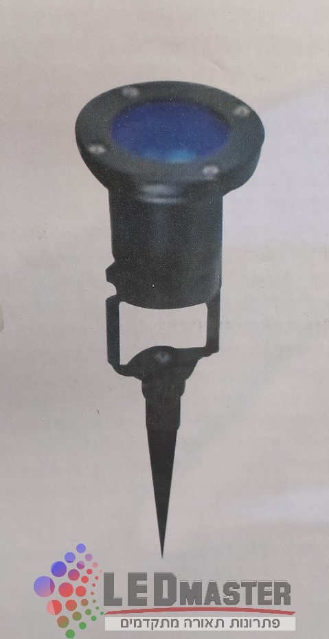 דוקרן לד ספוט בצבע כחול 12V 2W דוקרן לד ספוט בצבע כחול 12V 2W