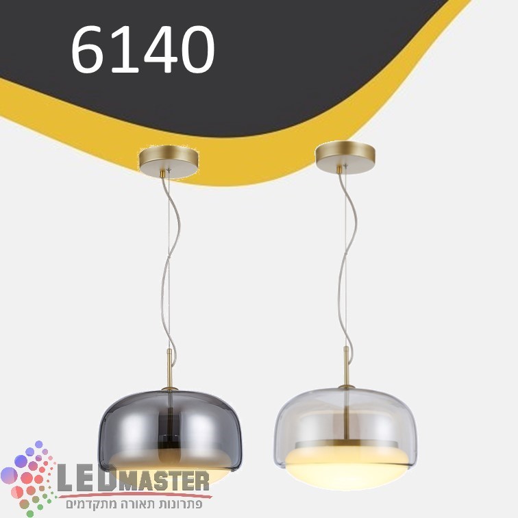 גוף תאורה תלוי 24W תליה זכוכית LED 6140 גוף תאורה תלוי 24W תליה זכוכית LED 6140