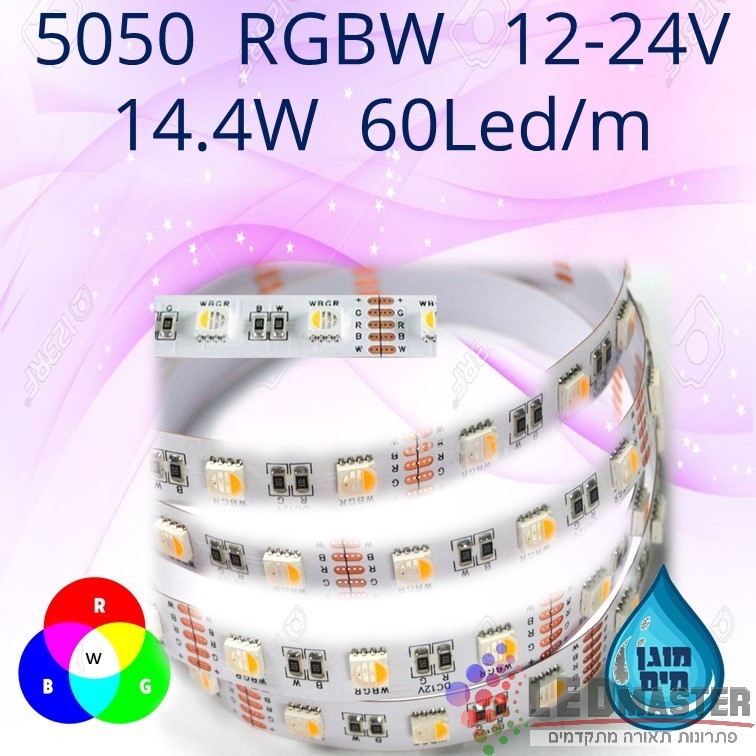 ��� �� ���� ��� 5050 RGBW  14.4W 12-24V 60Led/m