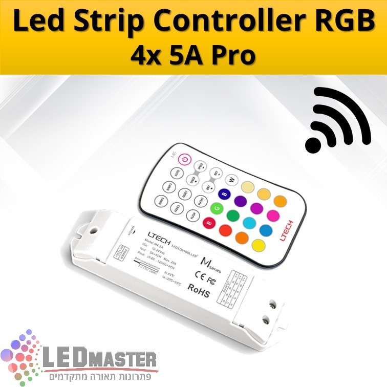 בקר לעמעום, שליטה ואפקטים לפסי לד RGB 360W LTECH בקר לעמעום, שליטה ואפקטים לפסי לד RGB 360W LTECH