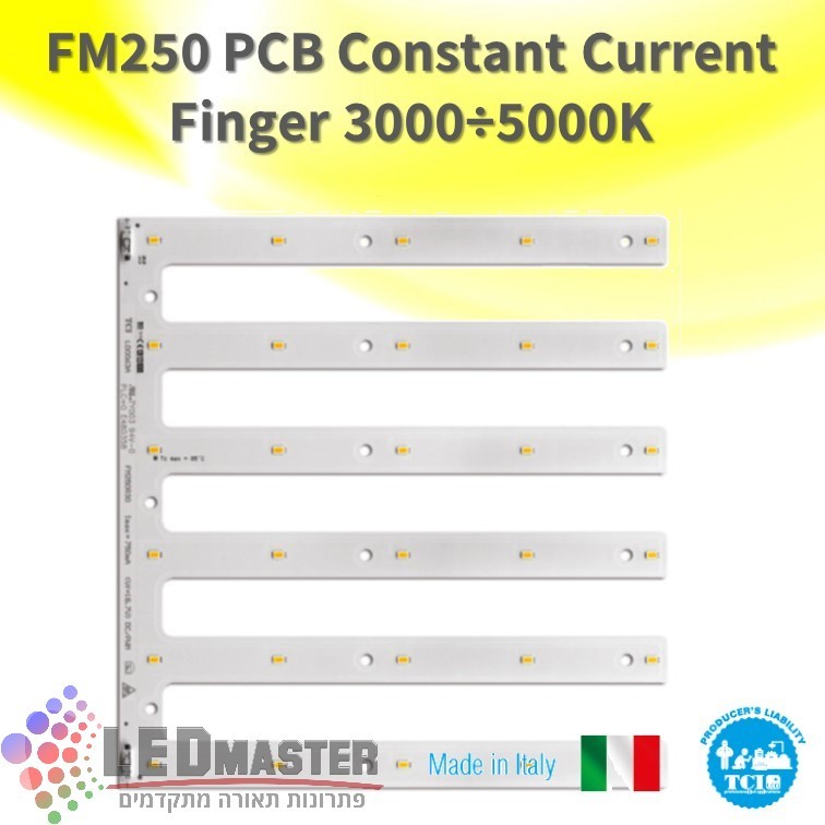 מודול לד סרגל זרם קבוע "פינגר" 25x25cm 14W TCI מודול לד סרגל זרם קבוע "פינגר" 25x25cm 14W TCI