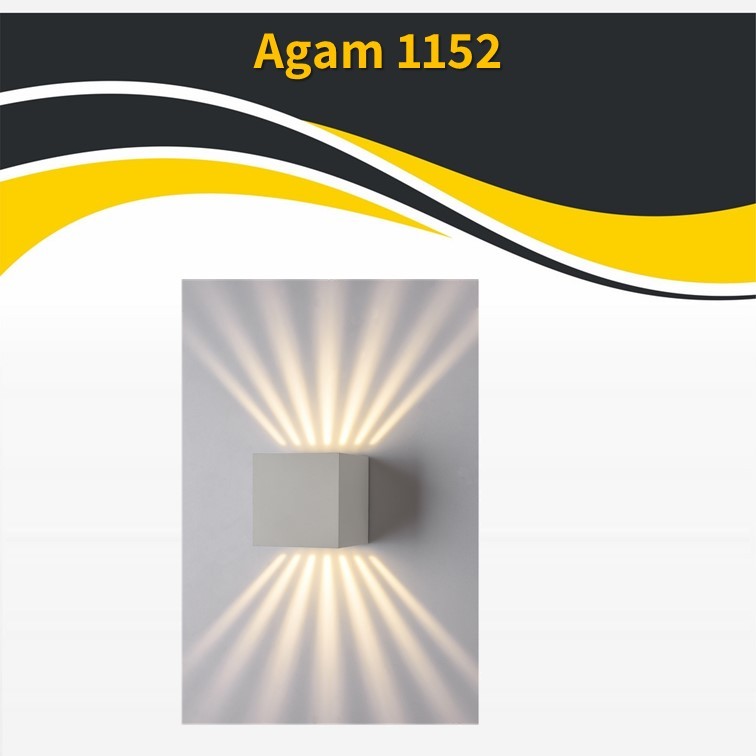 גוף תאורה אגם קיר 1152 לבןLED 6W (25270) גוף תאורה אגם קיר 1152 לבןLED 6W (25270)