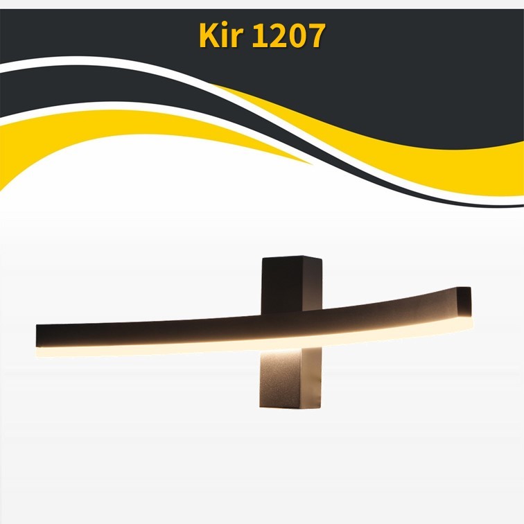 גוף תאורה מנורת קיר 10W 1207 שחור (25704) גוף תאורה מנורת קיר 10W 1207 שחור (25704)