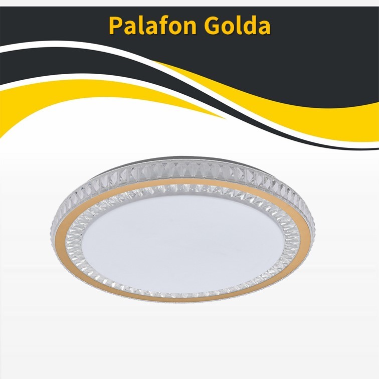 גוף תאורה פלפון 60W גולדה זהב LED גוף תאורה פלפון 60W גולדה זהב LED