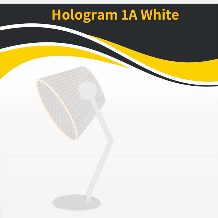 גוף תאורה שולחן הולוגרמה 2009-1A לבן 5W LED גוף תאורה שולחן הולוגרמה 2009-1A לבן 5W LED