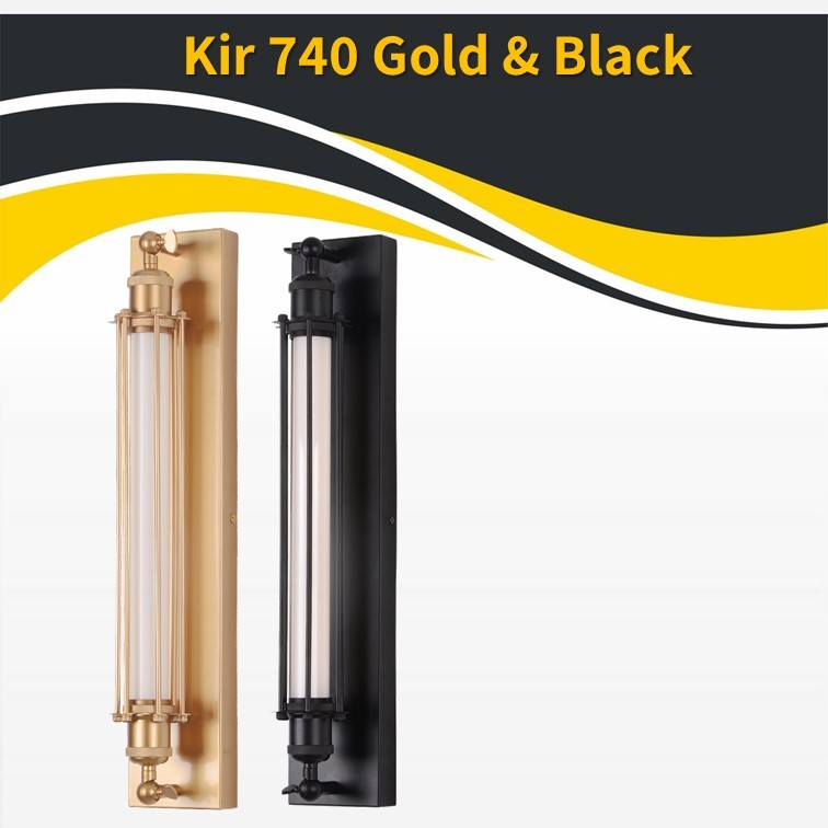 גוף תאורה מנורת קיר 6W 740 זהב/שחור גוף תאורה מנורת קיר 6W 740 זהב/שחור