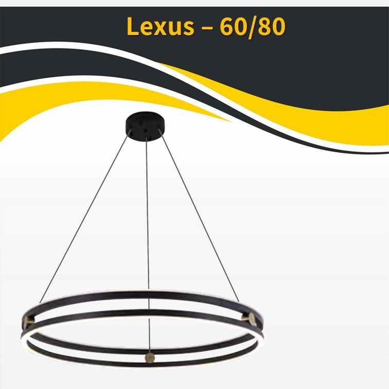 גוף תאורה תלוי לקסוס קוטר 80W/60W גוף תאורה תלוי לקסוס קוטר 80W/60W