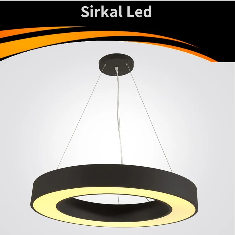 גוף תאורה תלוי 60W סירקל לד S-24315-600P גוף תאורה תלוי 60W סירקל לד S-24315-600P