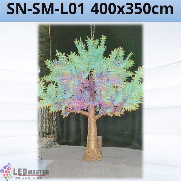 תאורת קישוט עץ לד ענק 400x350cm תאורת קישוט עץ לד ענק 400x350cm
