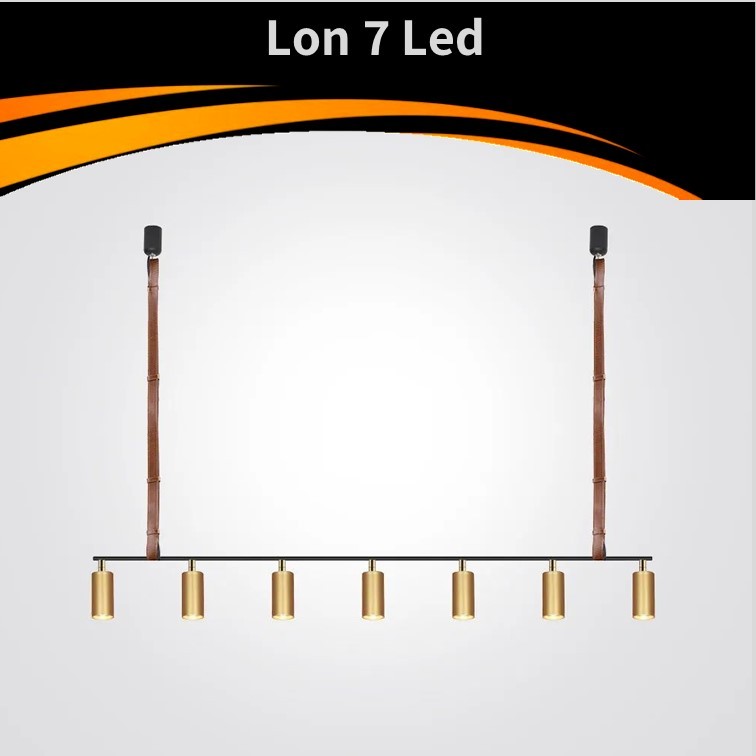 גוף תאורה תליה לון שביעיה לד פליז+שחור 5W*7 גוף תאורה תליה לון שביעיה לד פליז+שחור 5W*7