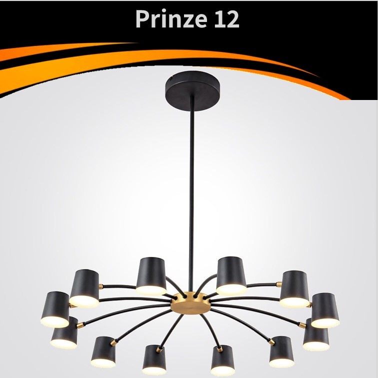 גוף תאורה תליה פירנצה 12 זרועות לד 72W גוף תאורה תליה פירנצה 12 זרועות לד 72W