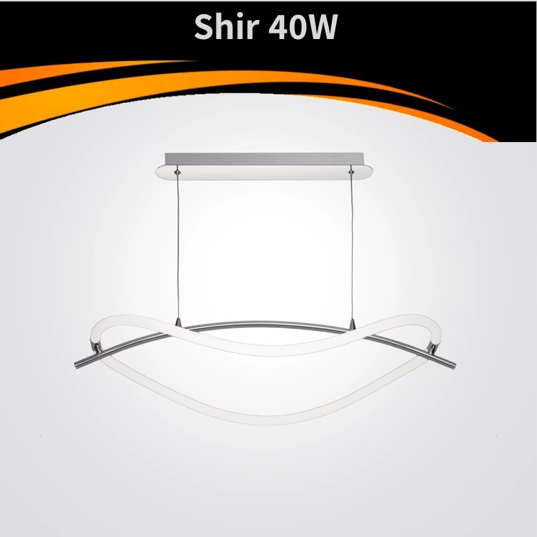 גוף תאורה תליה שיר 40W לד 4000K ניקל גוף תאורה תליה שיר 40W לד 4000K ניקל