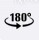 180 מעלות (ישר)