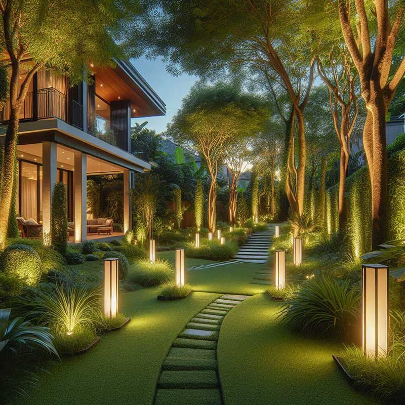 תאורה לגינה תאורה לגינה