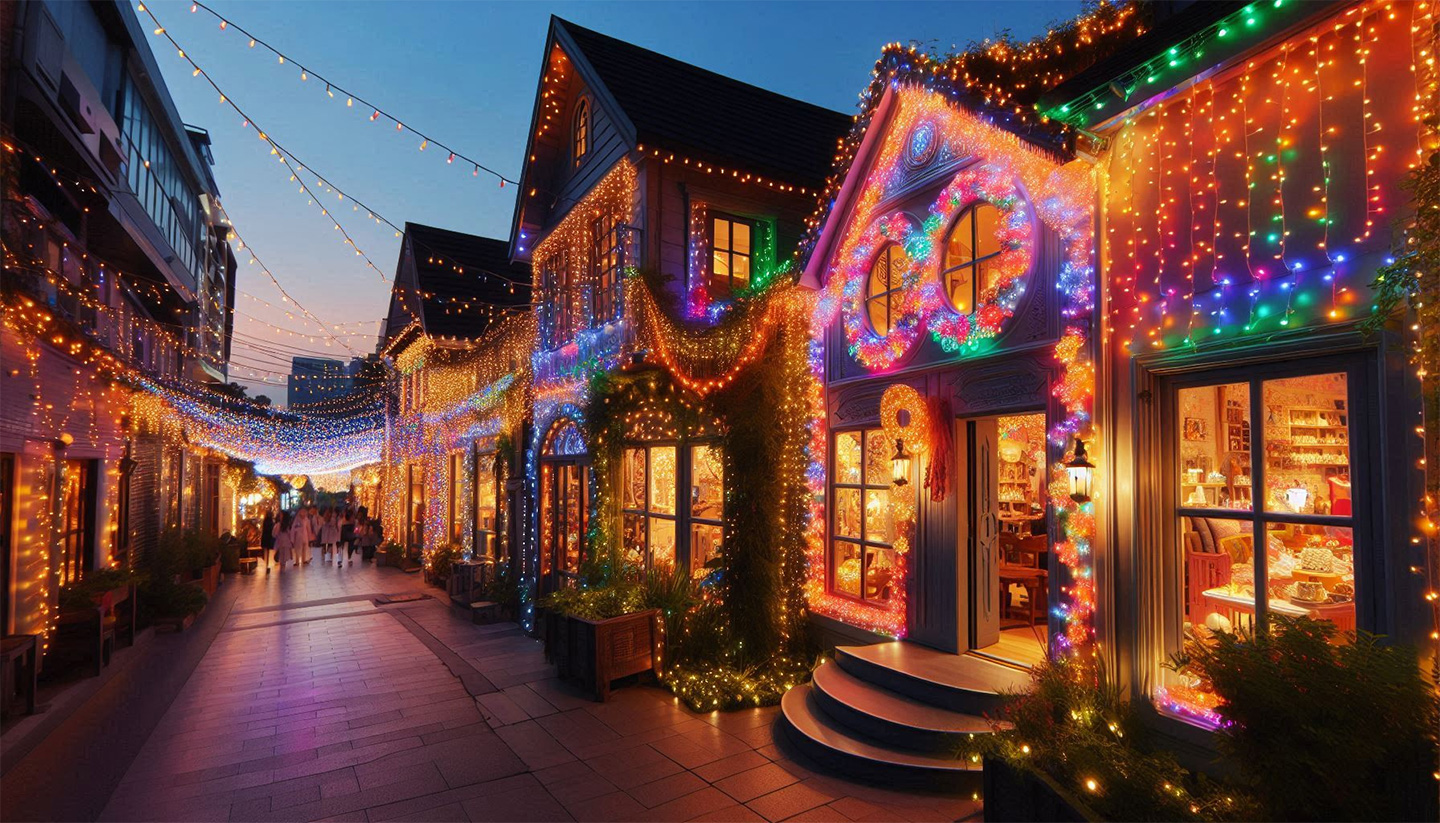 שרשראות תאורה לד שרשראות תאורה לד