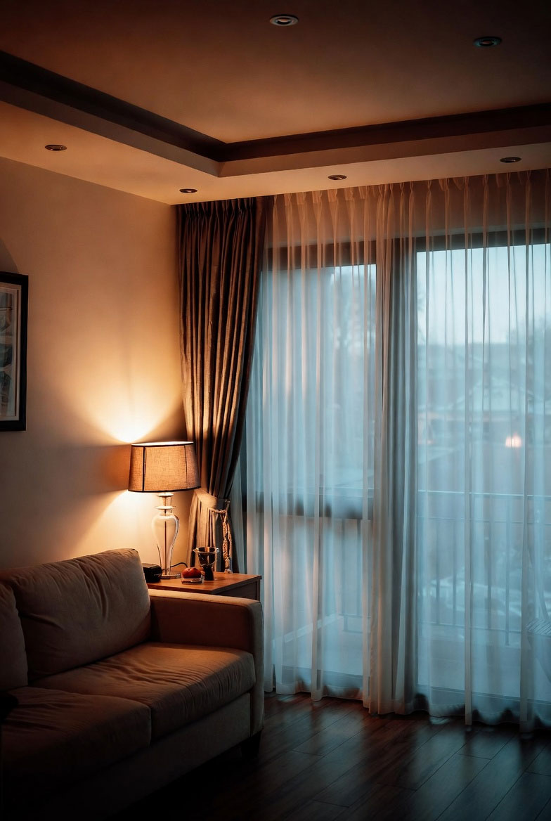 מנורת קריאה ליד הספה מנורת קריאה ליד הספה